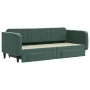 Trundle sofa bed with drawers dark green velvet 90x200 cm by vidaXL, Beds and slatted bases - Ref: Foro24-3197113, Price: 287...