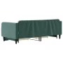 Trundle sofa bed with drawers dark green velvet 90x200 cm by vidaXL, Beds and slatted bases - Ref: Foro24-3197113, Price: 287...