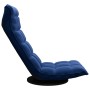 Drehbarer Bodenstuhl aus blauem Samt von vidaXL, Bodenstühle - Ref: Foro24-336563, Preis: 119,78 €, Rabatt: %