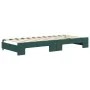 Trundle sofa bed with drawers dark green velvet 90x200 cm by vidaXL, Beds and slatted bases - Ref: Foro24-3197113, Price: 287...