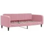 Trundle sofa bed with pink velvet drawers 90x200 cm by vidaXL, Beds and slatted bases - Ref: Foro24-3197138, Price: 473,75 €,...