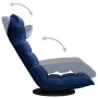Drehbarer Bodenstuhl aus blauem Samt von vidaXL, Bodenstühle - Ref: Foro24-336563, Preis: 119,78 €, Rabatt: %