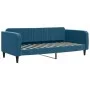 Sofá cama nido con cajones terciopelo azul 90x200 cm de vidaXL, Camas y somieres - Ref: Foro24-3197134, Precio: 477,15 €, Des...