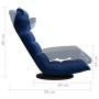 Silla de suelo giratoria de terciopelo azul de vidaXL, Sillas de suelo - Ref: Foro24-336563, Precio: 119,69 €, Descuento: %