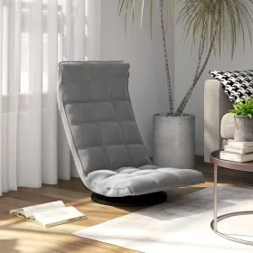 Light Gray Velvet Swivel Floor Chair by vidaXL, Floor chairs - Ref: Foro24-336564, Price: 98,84 €, Discount: %