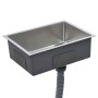 Fregadero de cocina hecho a mano acero inoxidable
