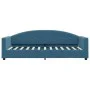 Sofá cama con colchón terciopelo azul 80x200 cm de vidaXL, Camas y somieres - Ref: Foro24-3197269, Precio: 323,83 €, Descuent...