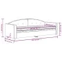 Sofá cama con colchón terciopelo azul 80x200 cm de vidaXL, Camas y somieres - Ref: Foro24-3197269, Precio: 323,83 €, Descuent...
