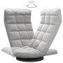 Drehbarer Bodenstuhl aus hellgrauem Samt von vidaXL, Bodenstühle - Ref: Foro24-336564, Preis: 100,31 €, Rabatt: %