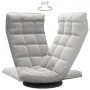 Silla de suelo giratoria de terciopelo gris claro de vidaXL, Sillas de suelo - Ref: Foro24-336564, Precio: 98,84 €, Descuento: %
