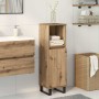 Armario de baño madera de ingeniería roble artisan 30x30x100 cm
