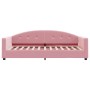 Schlafsofa mit rosa Samtmatratze 90x200 cm von vidaXL, Betten und Lattenroste - Ref: Foro24-3197280, Preis: 313,08 €, Rabatt: %