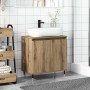 Armario de baño madera de ingeniería roble artisan 58x33x60 cm