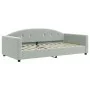 Sofá cama con colchón terciopelo gris claro 100x200 cm de vidaXL, Camas y somieres - Ref: Foro24-3197284, Precio: 372,22 €, D...