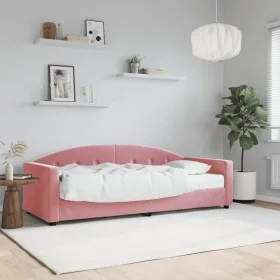 Sofá cama con colchón terciopelo rosa 80x200 cm de vidaXL, Camas y somieres - Ref: Foro24-3197273, Precio: 309,12 €, Descuent...
