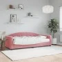 Sofá cama con colchón terciopelo rosa 80x200 cm de vidaXL, Camas y somieres - Ref: Foro24-3197273, Precio: 309,12 €, Descuent...