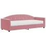 Sofá cama con colchón terciopelo rosa 80x200 cm de vidaXL, Camas y somieres - Ref: Foro24-3197273, Precio: 309,12 €, Descuent...