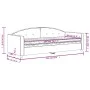 Sofá cama con colchón terciopelo rosa 80x200 cm de vidaXL, Camas y somieres - Ref: Foro24-3197273, Precio: 309,12 €, Descuent...