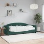 Sofa bed with dark green velvet mattress 80x200 cm by vidaXL, Beds and slatted bases - Ref: Foro24-3197272, Price: 314,56 €, ...