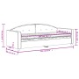 Schlafsofa mit dunkelgrüner Samtmatratze 80x200 cm von vidaXL, Betten und Lattenroste - Ref: Foro24-3197272, Preis: 314,56 €,...