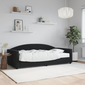 Schlafsofa mit schwarzer Samtmatratze 90x200 cm von vidaXL, Betten und Lattenroste - Ref: Foro24-3197281, Preis: 299,11 €, Ra...