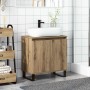 Armario de baño madera de ingeniería roble artisan 58x33x60 cm