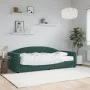Sofá cama con colchón terciopelo verde oscuro 90x200 cm de vidaXL, Camas y somieres - Ref: Foro24-3197279, Precio: 331,06 €, ...