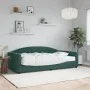 Sofa bed with dark green velvet mattress 100x200 cm by vidaXL, Beds and slatted bases - Ref: Foro24-3197286, Price: 372,11 €,...