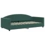 Sofa bed with dark green velvet mattress 100x200 cm by vidaXL, Beds and slatted bases - Ref: Foro24-3197286, Price: 372,11 €,...