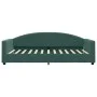 Sofa bed with dark green velvet mattress 100x200 cm by vidaXL, Beds and slatted bases - Ref: Foro24-3197286, Price: 372,11 €,...