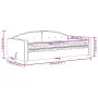 Schlafsofa mit dunkelgrüner Samtmatratze 100x200 cm von vidaXL, Betten und Lattenroste - Ref: Foro24-3197286, Preis: 371,97 €...