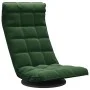 Silla de suelo giratoria de terciopelo verde oscuro de vidaXL, Sillas de suelo - Ref: Foro24-336566, Precio: 121,77 €, Descue...