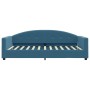 Schlafsofa mit blauer Samtmatratze 100x200 cm von vidaXL, Betten und Lattenroste - Ref: Foro24-3197283, Preis: 332,90 €, Raba...