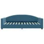 Schlafsofa mit blauer Samtmatratze 100x200 cm von vidaXL, Betten und Lattenroste - Ref: Foro24-3197283, Preis: 362,31 €, Raba...
