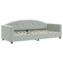 Sofá cama con colchón terciopelo gris claro 80x200 cm de vidaXL, Camas y somieres - Ref: Foro24-3197270, Precio: 317,01 €, De...