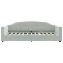 Sofa bed with light gray velvet mattress 80x200 cm by vidaXL, Beds and slatted bases - Ref: Foro24-3197270, Price: 311,56 €, ...