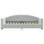 Sofá cama con colchón terciopelo gris claro 80x200 cm de vidaXL, Camas y somieres - Ref: Foro24-3197270, Precio: 317,01 €, De...