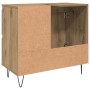 Mueble de lavabo madera de ingeniería roble artisan 65x33x60 cm