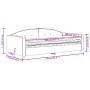 Sofá cama con colchón terciopelo negro 100x200 cm de vidaXL, Camas y somieres - Ref: Foro24-3197288, Precio: 340,86 €