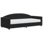 Sofa bed with black velvet mattress 90x190 cm by vidaXL, Beds and slatted bases - Ref: Foro24-3197292, Price: 307,84 €, Disco...