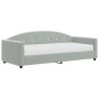 Schlafsofa mit hellgrauer Samtmatratze 90x190 cm von vidaXL, Betten und Lattenroste - Ref: Foro24-3197290, Preis: 308,51 €, R...