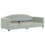 Schlafsofa mit hellgrauer Samtmatratze 90x190 cm von vidaXL, Betten und Lattenroste - Ref: Foro24-3197290, Preis: 308,51 €, R...
