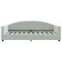 Sofa bed with light gray velvet mattress 90x190 cm by vidaXL, Beds and slatted bases - Ref: Foro24-3197290, Price: 320,96 €, ...