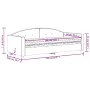 Sofa bed with light gray velvet mattress 90x190 cm by vidaXL, Beds and slatted bases - Ref: Foro24-3197290, Price: 320,96 €, ...