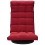Silla de suelo giratoria de terciopelo rojo tinto de vidaXL, Sillas de suelo - Ref: Foro24-336569, Precio: 117,61 €, Descuent...