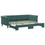 Sofá cama nido terciopelo verde oscuro 90x200 cm de vidaXL, Camas y somieres - Ref: Foro24-3197773, Precio: 253,18 €, Descuen...