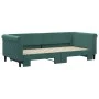 Sofá cama nido terciopelo verde oscuro 90x200 cm de vidaXL, Camas y somieres - Ref: Foro24-3197773, Precio: 253,18 €, Descuen...