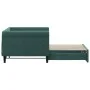 Sofá cama nido terciopelo verde oscuro 90x200 cm de vidaXL, Camas y somieres - Ref: Foro24-3197773, Precio: 253,18 €, Descuen...