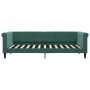 Ausziehbares Schlafsofa aus dunkelgrünem Samt, 90 x 200 cm von vidaXL, Betten und Lattenroste - Ref: Foro24-3197773, Preis: 2...