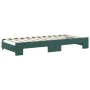 Sofá cama nido terciopelo verde oscuro 90x200 cm de vidaXL, Camas y somieres - Ref: Foro24-3197773, Precio: 253,18 €, Descuen...